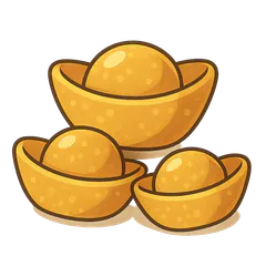 招財元寶插圖